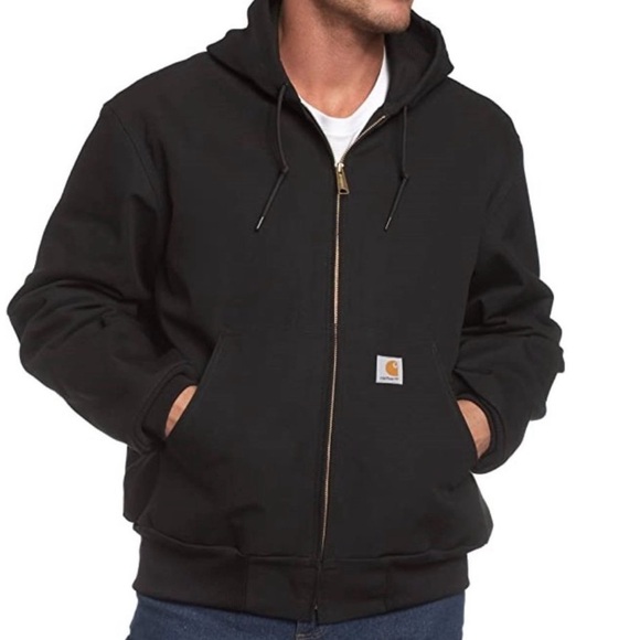 Carhartt Other - Carhartt Black Full-Zip Insulated Hoodie